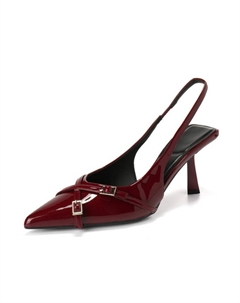 Женские туфли на платформе с массивным каблуком Бордо, цвет Burgundy Tataya