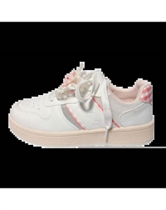 Женские скейтерские кеды лоу топ с розовым бантом, цвет Pink Bowknot Jimixiong