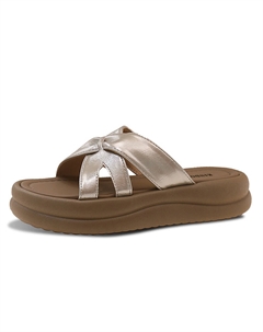 Женские бесшумные устойчивые к истиранию закрытые тапочки Gold, цвет Gold Jindun