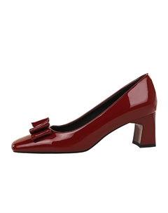 Туфли на платформе с массивным каблуком Ancora Red, цвет Ancora Red[Heel Height 5cm] Qitumaul