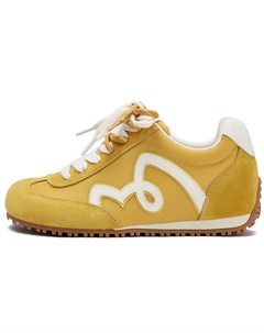 Женские низкие кеды желтые, цвет Yellow Josiny