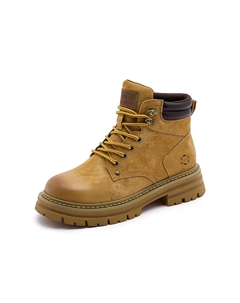 Мартин Бутс женские хаки/яшма/земляно-желтые утепленные ботинки на платформе с эффектом увеличения роста земляно-желтые, цвет Women's Height Increasing Earth Yellow Plo cart