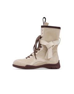 Женские полусапожки бежевые, цвет Beige C°banner