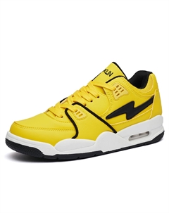 Женские желтые скейтерские кроссовки с амортизацией, износостойкие, легкие, низкие, цвет Yellow Cat seven seeks