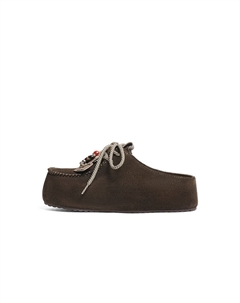 Женские ПВХ поливинилхлоридные тканые устойчивые к истиранию закрытые тапочки - кофе, цвет Coffee Red dragonfly