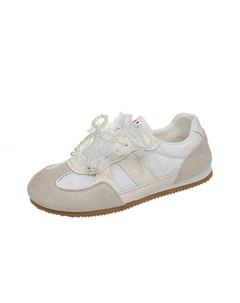 Низкие немецкие армейские кеды женские экрю, цвет Ecru 7 sevfun