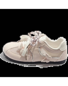 Женские повседневные туфли Casual Shoes низкие розово-желтые, цвет Pink Jimixiong