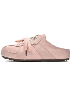 ПВХ виниловые износостойкие закрытые тапочки женские розовые, цвет Pink 7 sevfun