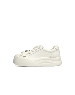 Женские устойчивые к истиранию противоскользящие скейтерские кеды бежевые, цвет Beige Red dragonfly