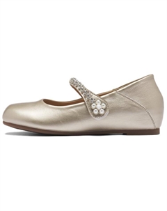 Туфли Мэри Джейн на платформе женские - шампань[Скрытый каблук], цвет Champagne[Hidden Wedge] Agsdon