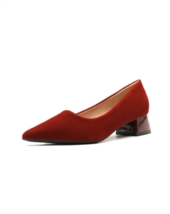 Женские туфли на платформе с массивным каблуком Бордо, цвет Burgundy Varib