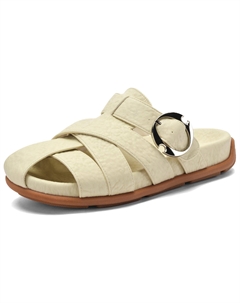 Женские закрытые тапочки светло-желтые, цвет Light Yellow Josiny