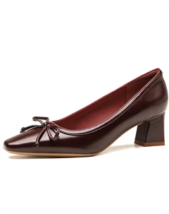 Женские туфли на платформе красные, цвет Red Goso