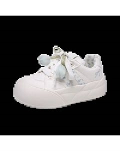 Женские низкие скейтерские кеды бело-голубые, цвет White Blue Jimixiong