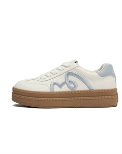 Женские устойчивые к истиранию низкие скейтерские кроссовки бежево-голубые, цвет Beige Blue Josiny