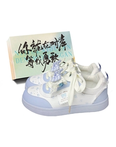 Низкие женские скейтерские кеды в синей коробке, цвет Blue Shoe Box Jimixiong