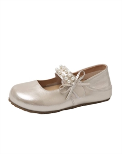 Туфли Мэри Джейн на платформе 3 см женские шампань, цвет Champagne Superedge