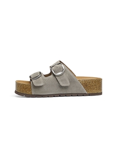 Серые женские противоскользящие устойчивые к истиранию шлепанцы, цвет Gray Red dragonfly