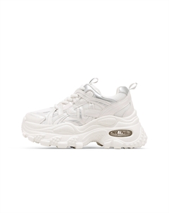 Белые женские кроссовки на массивной подошве, цвет White C°banner