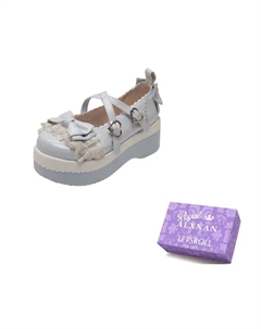 Туфли Мэри Джейн на платформе женские синие, цвет Blue Alxnan