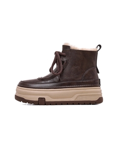 Утепленные короткие зимние ботинки для женщин Coffee, цвет Coffee C°banner