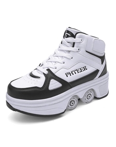 Износостойкие и водонепроницаемые мид-топы для активного отдыха женские бело-черные, цвет White Black Tonybear