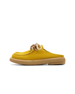 Женские противоскользящие закрытые тапочки желтые, цвет Yellow C°banner