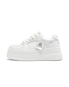 Женские низкие скейтерские кроссовки бежевые (с флисовой подкладкой), цвет Beige (Fleece-Lined) C°banner