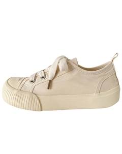 Женские низкие кеды из холста бежевые, цвет Beige Jimixiong