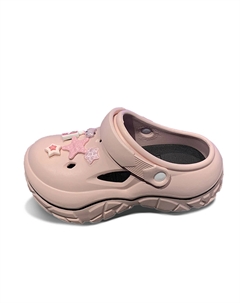 Клоги женские розовые, цвет Pink Budding bear