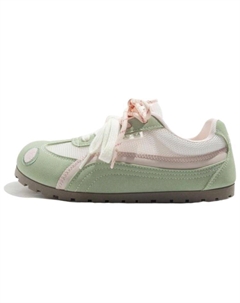 Женские лоу-топ скейтборд кроссовки зелёные, цвет Green Jimixiong