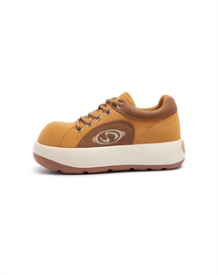 Женские скейтерские ботинки для увеличения роста желто-коричневые, цвет Yellow Brown Camel