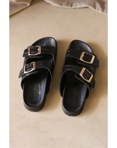 Кожаные сандалии Traveler Nordic Sandals Manebi, черный