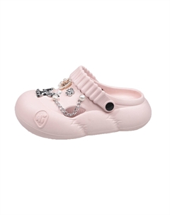 Клоги женские розовые, цвет Pink Alxnan