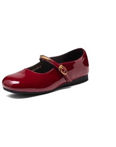 Туфли Мэри Джейн на плоской подошве для женщин тёмно-красные, цвет Dark Red Josiny