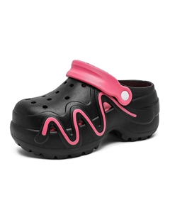 Клоги женские черные, цвет Black Tonybear