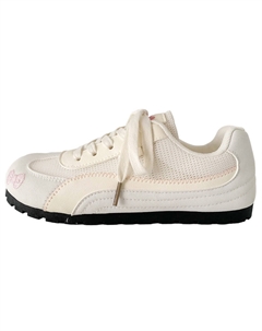 Женские низкие скейтерские кеды бежевые, цвет Beige Jimixiong