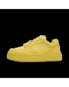 Женские низкие скейтерские кроссовки для увеличения роста желтые, цвет Yellow Jimixiong