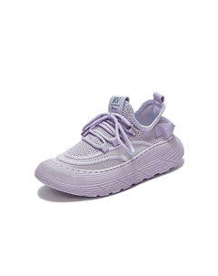 Женские беговые кроссовки лоу-топ черно-бежево-фиолетовые фиолетовые, цвет Purple Tonybear