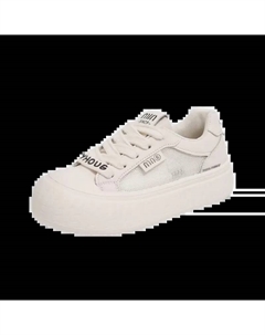 Дышащие женские скейтерские кеды низкие экрю, цвет Ecru Jimixiong