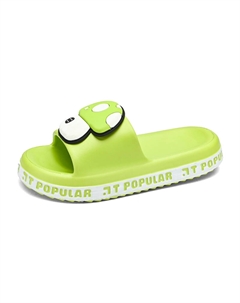 Женские пляжные сандалии бело-розово-фиолетово-зелёные зелёные, цвет Green Tonybear