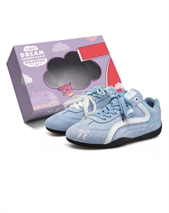 Женские повседневные туфли Low Top с голубым бантом, цвет Blue Bowknot 7 sevfun