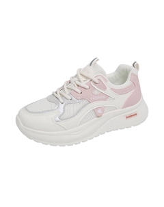 Низкие женские беговые кроссовки бежево-розовые, цвет Beige Pink Tonybear