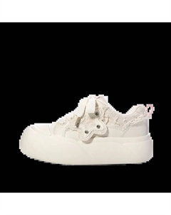 Женские низкие скейтерские кеды бежевые, цвет Beige Jimixiong