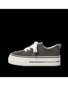 Дышащие женские скейтерские кеды низкие серые, цвет Gray Jimixiong