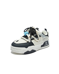 Женские скейтерские туфли бежево-черные, цвет Beige Black Tonybear