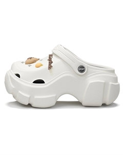 Клоги женские White Capybara, цвет White Capybara Cat power