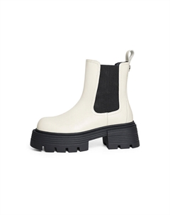 Челси короткие сапоги 6,3 см женские бежевые, цвет Beige Red dragonfly