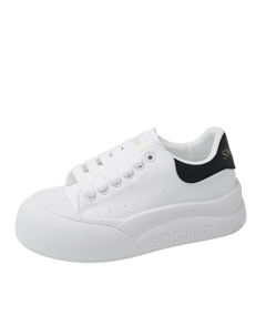 Женские повседневные туфли Low Top черно-белые, цвет Black Tonybear