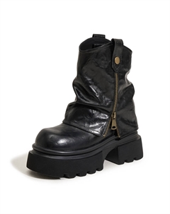 Женские черные угги на меху, цвет Black Fleece-Lined Milan love song